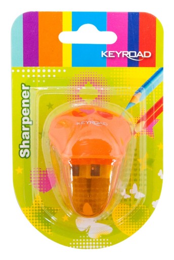 BRÚŠKA KEYROAD STAR, PLASTOVÁ, DVOJNÁSOBNÁ, BLISTER, MIX FARIEB
