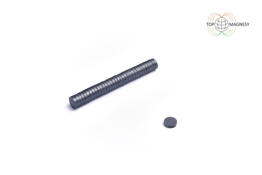 Cylindrický feritový magnet MW 8x2 F30 100 ks.