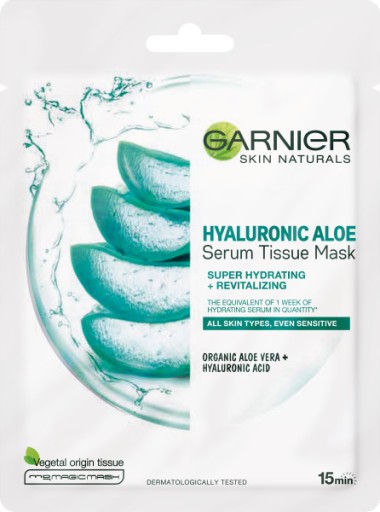 Garnier Hyaluronic Aloe Serum Sheet Sheet Mask