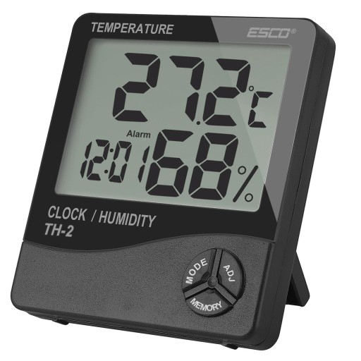 METEOROLOGICKÁ STANICA Kancelárska PREMIUM Teplomer Hygrometer HODINY ALARM Stojan
