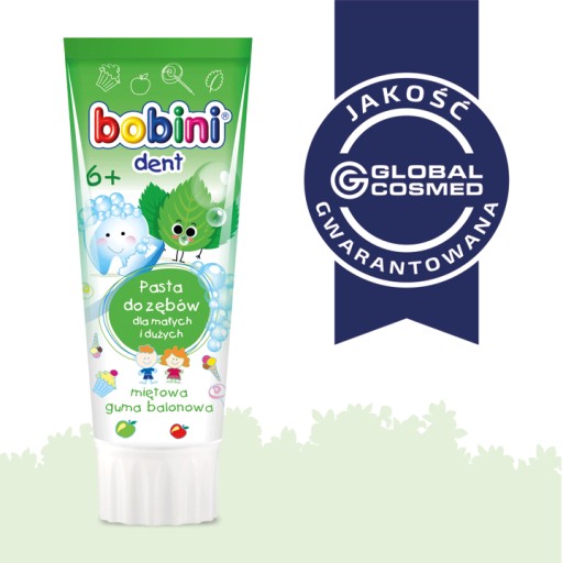 Bobini Junior zubná pasta pre deti 6+ 75ml