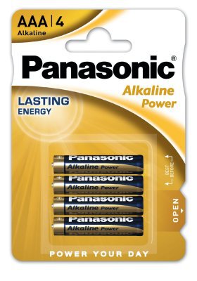 PANASONIC ALKALINE LR3 AAA BATÉRIE 4 ks