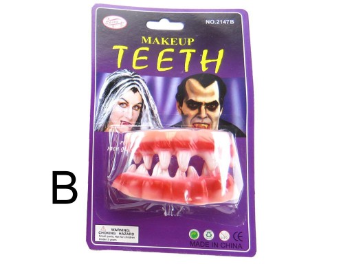 UMELÉ HALLOWEENSKÉ UPÍRSKE ZUBY