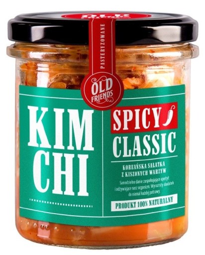 Kimchi Classic Pikantné pasterizované 280 g (OLD FRIENDS) OLD FRIENDS