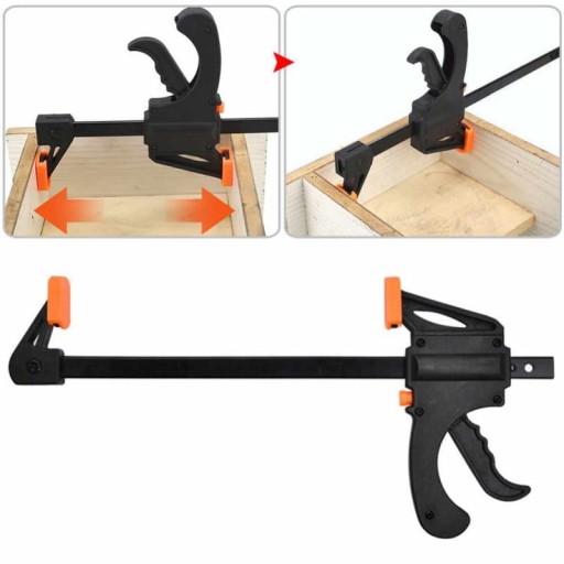 CLAMP CARPEN'S CLAMP CLIP JEDNORUČNÁ PEVNÁ RÝCHLOUPÍNACIA RÚČKA