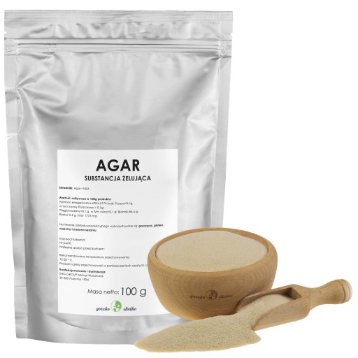 AGAR prírodná želírujúca látka agar-agar 0,1 kg