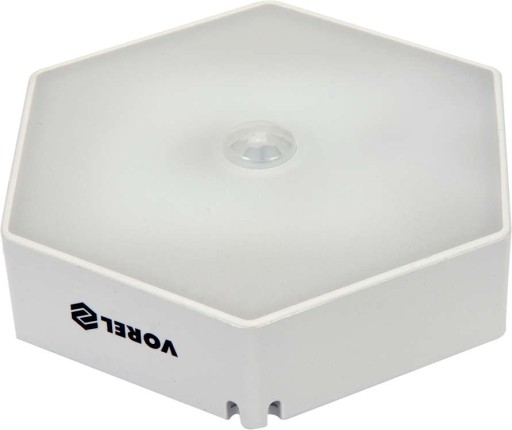 NOČNÁ LAMPA SENZOR POHYBU A SÚMRAK 600mAh BATÉRIA