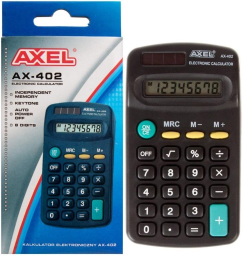 AXEL AX-402 KALKULAČKA, STARPAK