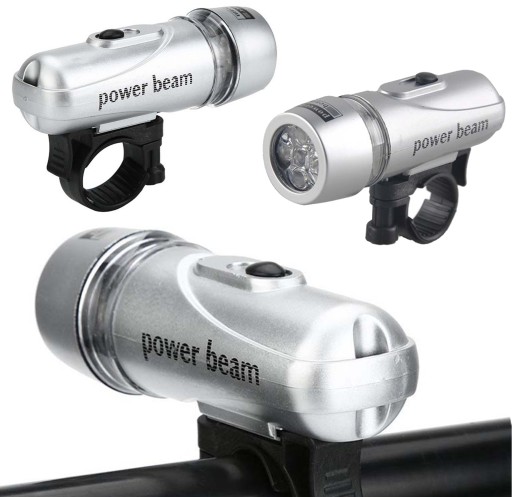 PREDNÉ OSVETLENIE BICYKLA 5 LED PB XY-106