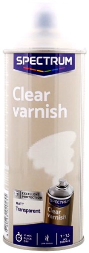 400ML ČÍR AKRYLOVÝ SPREJ LEŠT, MAT