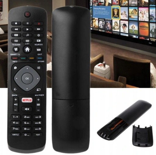 UNIVERZÁLNY DIAĽKOVÝ OVLÁDAČ PRE SMART 3D TV PHILIPS S VÝMENOU NETFLIX