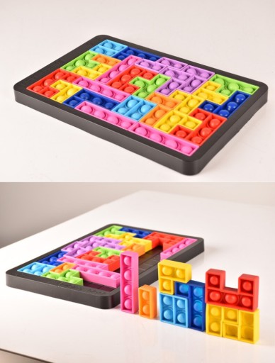 HRAČKA TETRIS POP IT BUBLINY 3V1