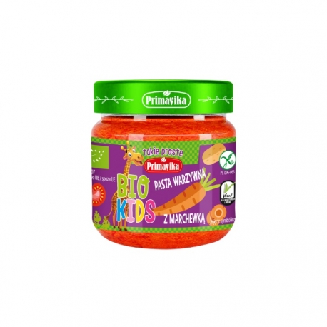 Detská zeleninová pasta s bio mrkvou 160 g