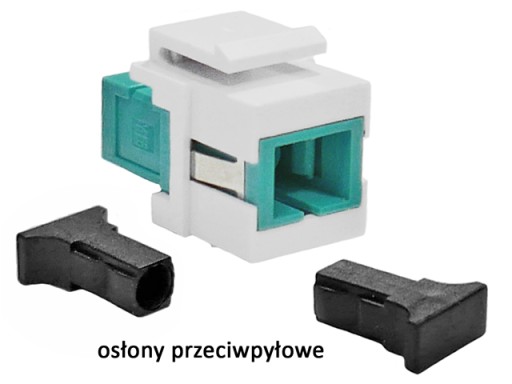 Optický konektor FIBER-OPTIC SC SIMPLEX MultiMode, typ KEYSTONE