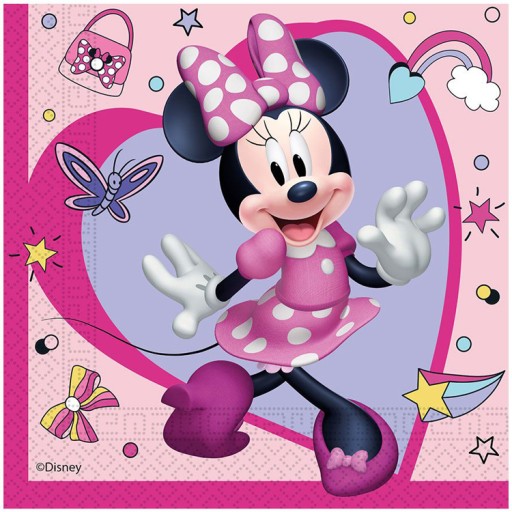 Narodeninové poháre MINNIE MOUSE mini myš DAISY narodeninová oslava 8 ks