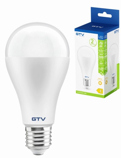 LED SVETELNÝ ZDROJ, A65, 3000K, E27, 20W, 2400lm,