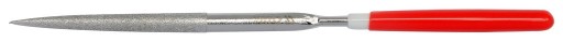 Polkruhový diamantový ihlový pilník 3x140x50 mm Yato