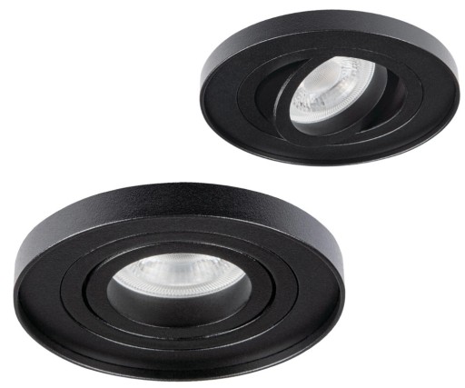 Kanlux LED stropné svietidlo pohyblivé Tiny 10W GU10 hliníkové čierne