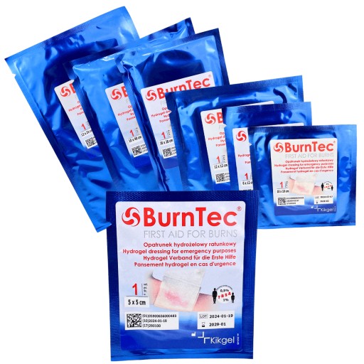 Hydrogélový záchranný obväz 10x10cm BurnTec Kikgel