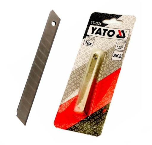 LAMACIE ČEPELE NA NOŽ 9MM 10KS YATO