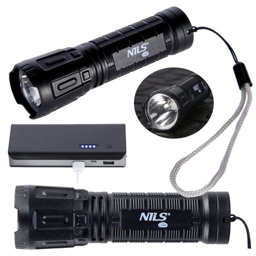 Veľmi výkonná LED VRECKOVÁ baterka, dobíjacie USB mini malé