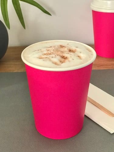 Papierová šálka na kávu 240 ml ružová (80) 50 ks