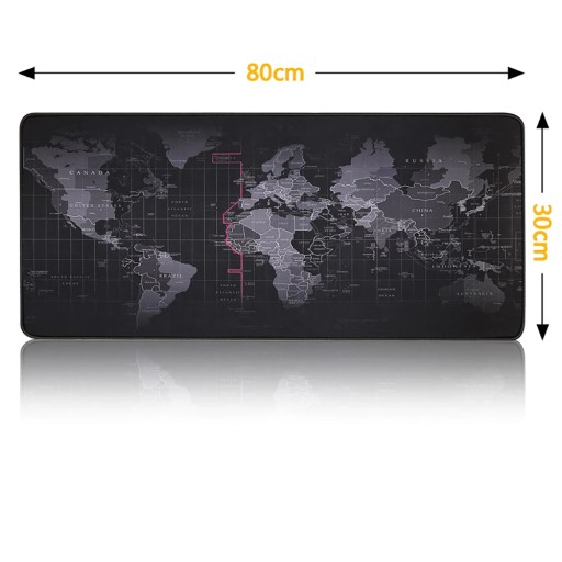 VEĽKÁ XXL PODLOŽKA POD MYŠ MAPA SVETA