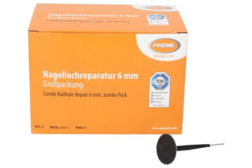 Čep kolíky na opravu pneumatík 6 mm PREMA 2 ks