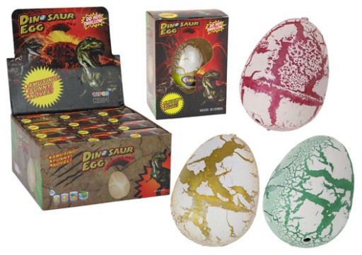 Dinosaurie vajcia vyliahnuté rastúce do vody 6 cm