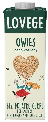 Sante LOVEGE OATS Zeleninový ovsený nápoj bez cukru 1L