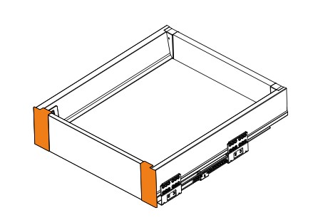 UPEVNENIE PREDNEJ ČASTI VNÚTORNÉHO PANELU MODERNÝ BOX PRO GTV LOW WHITE