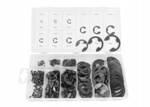 BINDERS E-CLIP BINDERS KRÚŽKY SADA 300 KS