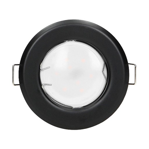 HALOGÉNové LED bodové svietidlo, dekoratívne stropné GU10, BLACK krúžok