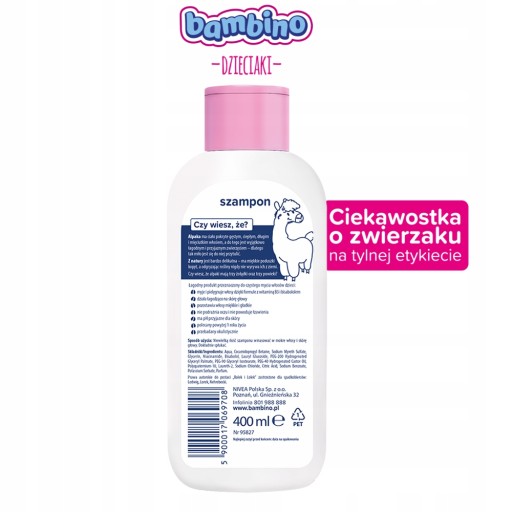 BAMBINO KIDS šampón na vlasy pre deti