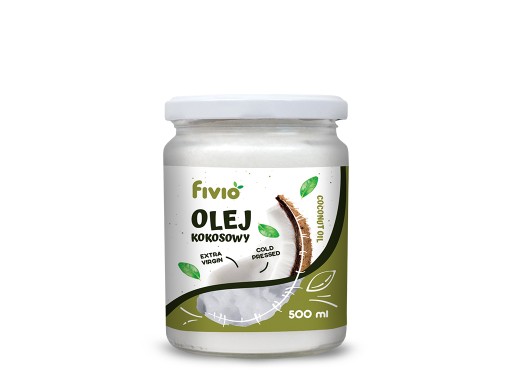 NERAFINOVANÝ PANENSKÝ PRÍRODNÝ KOKOSOVÝ OLEJ 500ML, LISOVANÝ ZA STUDENA