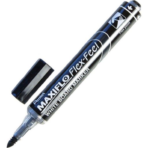 Za sucha stierateľný fix PENTEL FLEX-FEEL BLACK