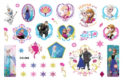 Odnímateľné tetovanie pre deti ELSA ANNA CG068