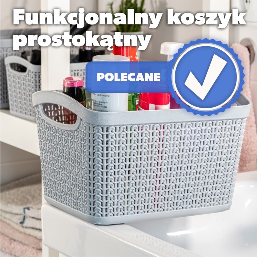 PLASTOVÝ KOŠÍK NÁDOBA 6,6L FARBY