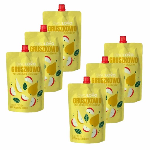OWOLOVO Gruszkowo Jablková hrušková pena 200g