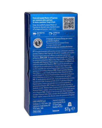 Káva LAVAZZA NESPRESSO CREMA E GUSTO 10 vrch