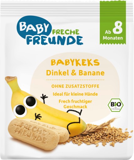 BANÁNOVÉ ŠPALOVÉ PIŠKOTY OD 8 MESIACOV BIO 100 g - FRECHE FREUNDE