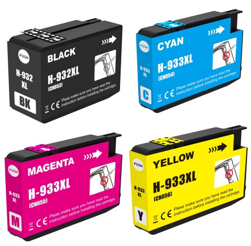 Atrament pre HP Officejet 1x 6100 6600 6700 7110 7510 7610 932XL 933XL