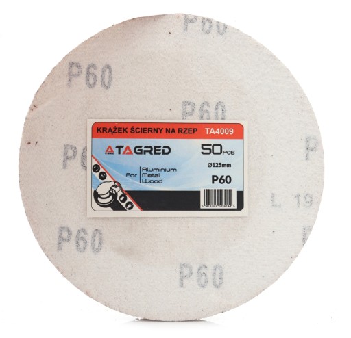 50x BRÚSNE KOTOUČE 125 SAMOLEPIACI VELCRO 60