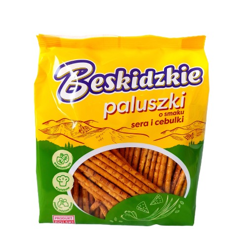 BESKIDZKIE TYČINKY SYR A CIBUĽA 180g DÁTUM: 2024/10/11
