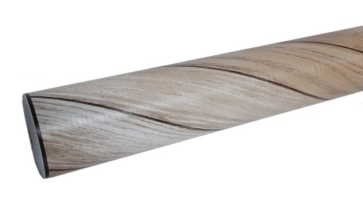 67,5 cm Drevená dyha Imitácia dosiek Béžová - hnedá, rybia kosť