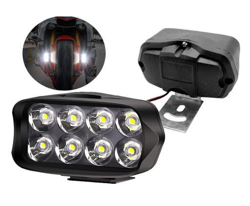 HALOGÉNOVÉ SVETLOMETY LED PRACOVNÁ LAMPA MOTOR QUAD QUAD 8W