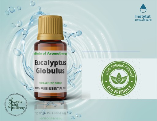 Eucalyptus Globulus ORGANIC oil, Aroma Institute