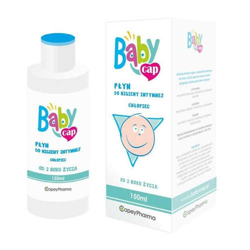 BABYCAP Tekutý prípravok na intímnu hygienu pre chlapcov od 2 rokov 150 ml
