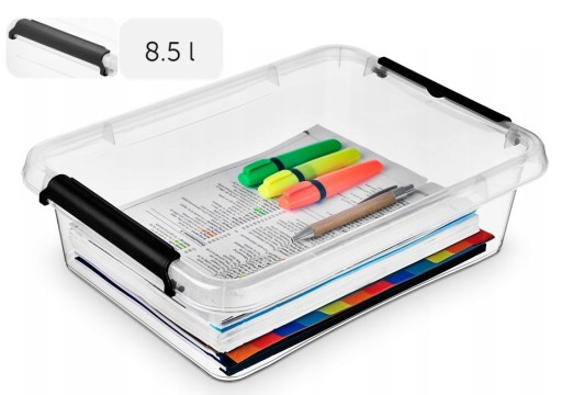 BOXOVÝ ORGANIZÁTOR NA BLOKY plastový 8,5l