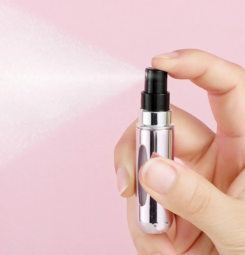 Cestovný rozprašovač parfému 5 ml s dávkovačom